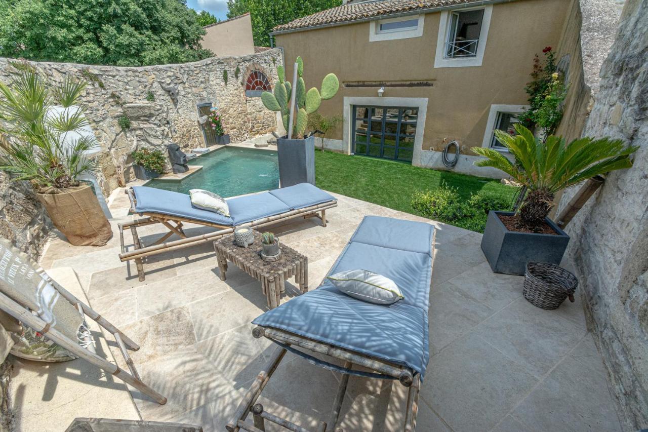 Le Baratier - Demeure De Charme Sauna & Piscine Calvisson Esterno foto