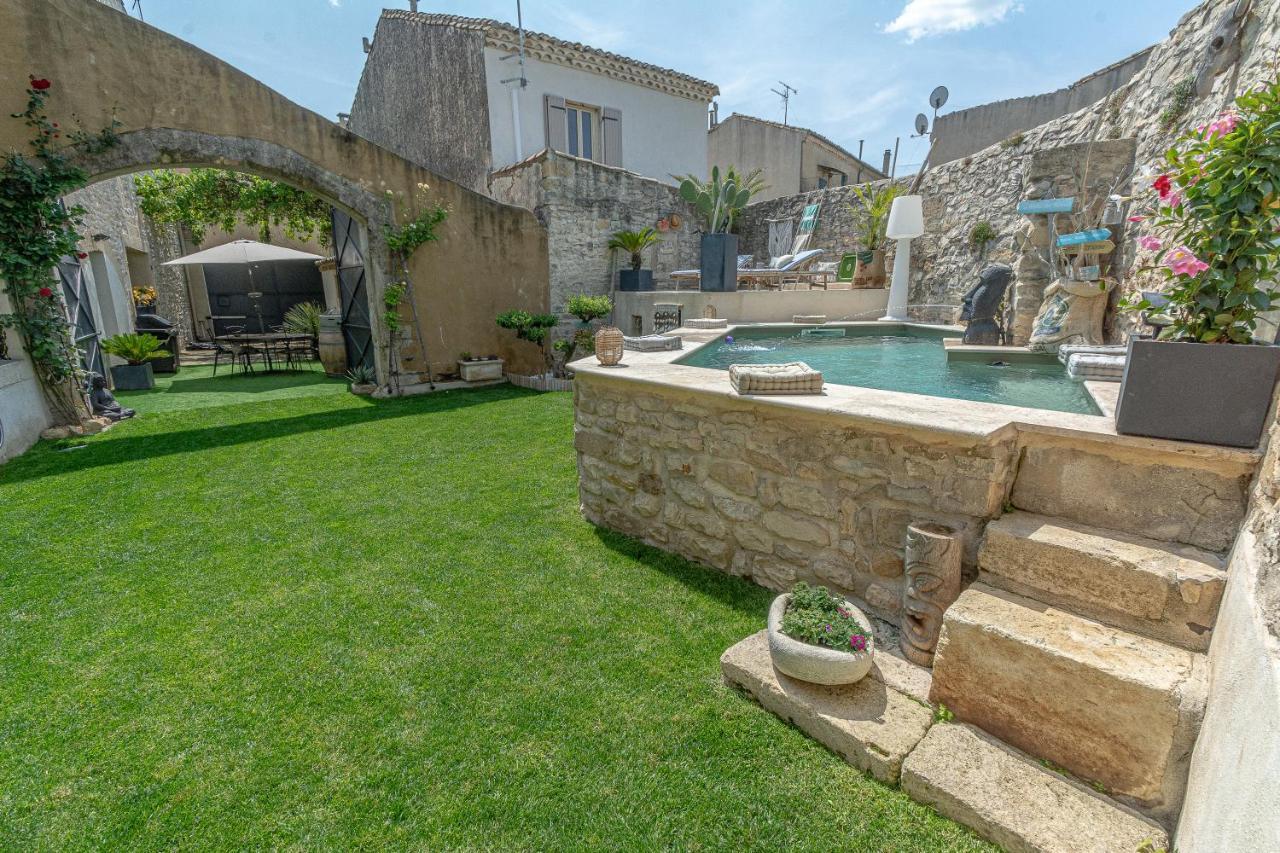 Le Baratier - Demeure De Charme Sauna & Piscine Calvisson Esterno foto